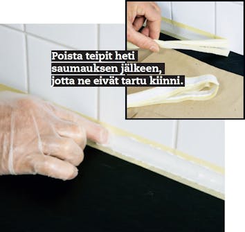 Laatoitus vanhan laatan päälle Laatoitus vanhan laatan päälle